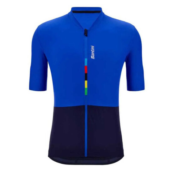 Santini UCI Official Riga Short Sleeve Jersey XS Royal