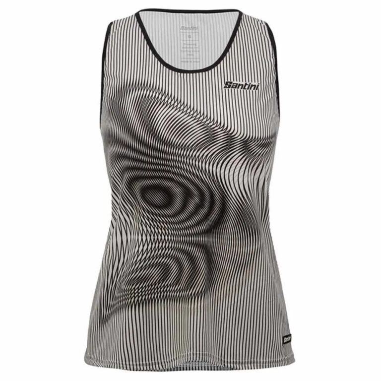 Santini Vortex Sleeveless T-shirt 2XS Black - 2XL Black