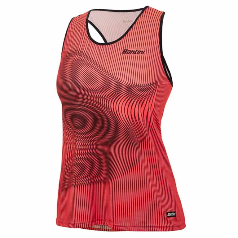 Santini Vortex Sleeveless T-shirt 2XS Grenadine - 2XL Grenadine - Image 3