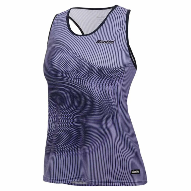 Santini Vortex Sleeveless T-shirt 2XS Lilac - 2XL Lilac - Image 3