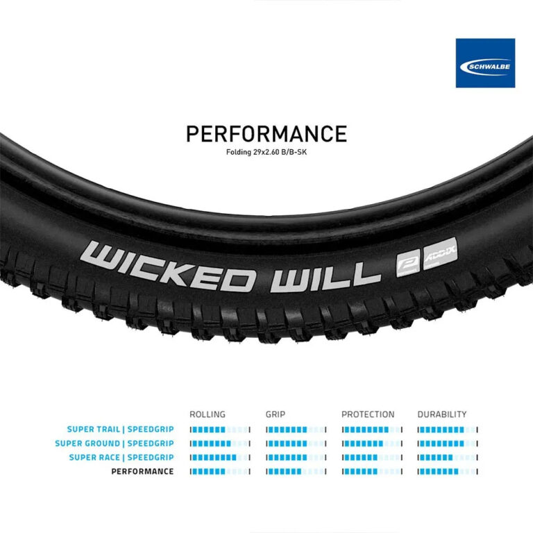 Schwalbe Wicked Will Performance 29&amp;acute;&amp;acute; X 2.60 MTB Tyre 29&acute;&acute; x 2.60 Black - Image 3