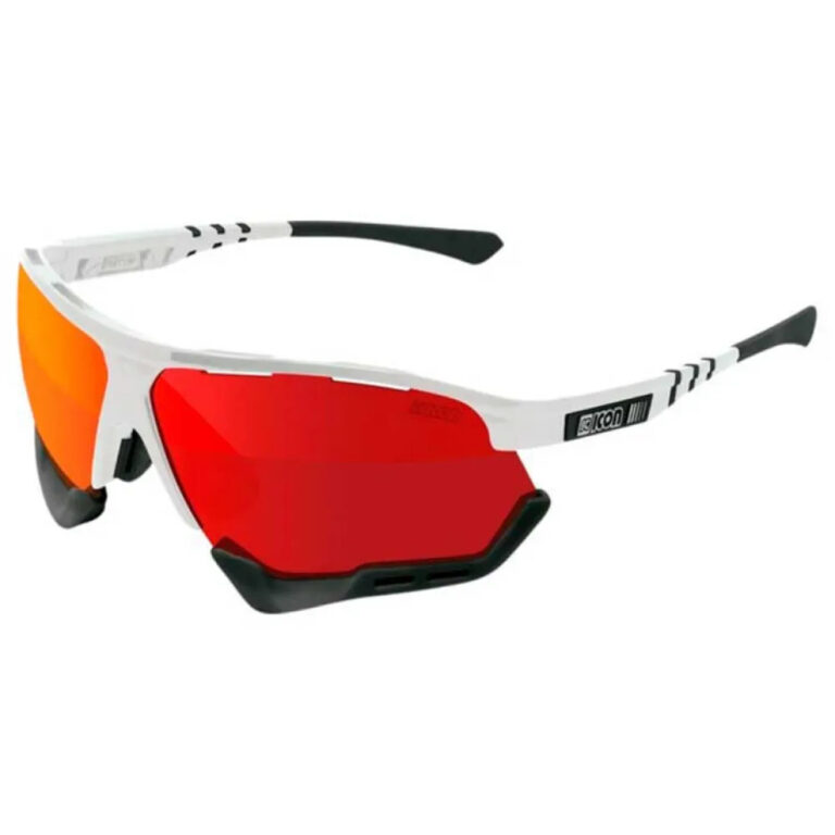 SCICON Aerocomfort XL Sunglasses Red Mirror/CAT3 White / Red