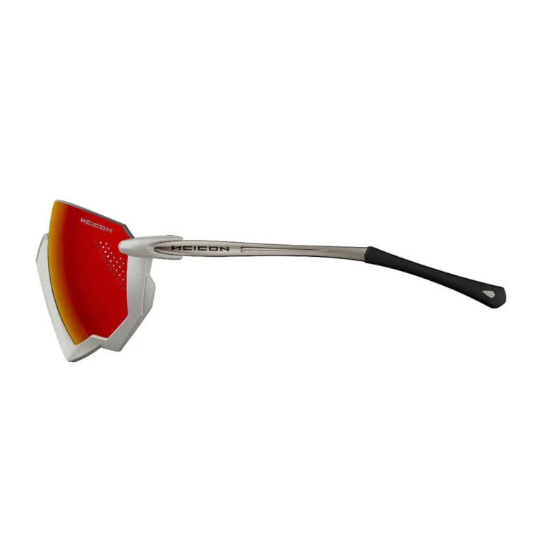 SCICON Aerojet Titanium Sunglasses Red Mirror/CAT3 Metal White / Red - Image 3