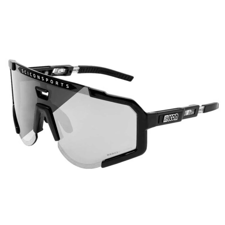 SCICON Aeroscope Photochromic Sunglasses Silver/CAT1-3 Black