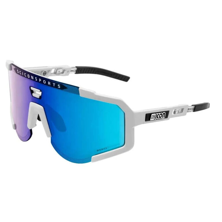 SCICON Aeroscope Polarized Sunglasses Blue/CAT3 White