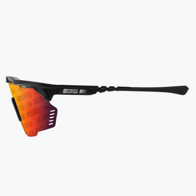 SCICON Aeroshade Kunen Sunglasses Monogram Red/CAT 3 Black Gloss - Image 4