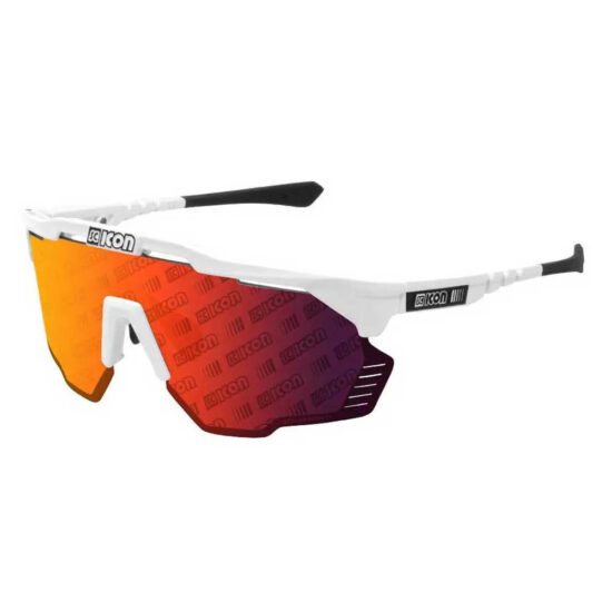 SCICON Aeroshade Kunen Sunglasses Monogram Red/CAT 3 Gloss White - Multimirror Red/CAT 3 Gloss White