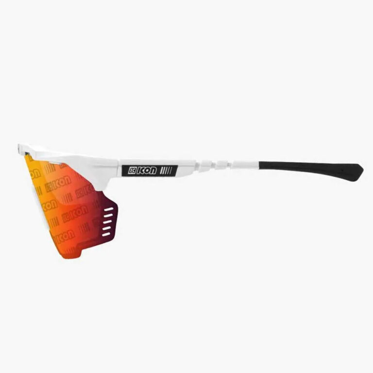 SCICON Aeroshade Kunen Sunglasses Monogram Red/CAT 3 Gloss White - Multimirror Red/CAT 3 Gloss White - Image 4