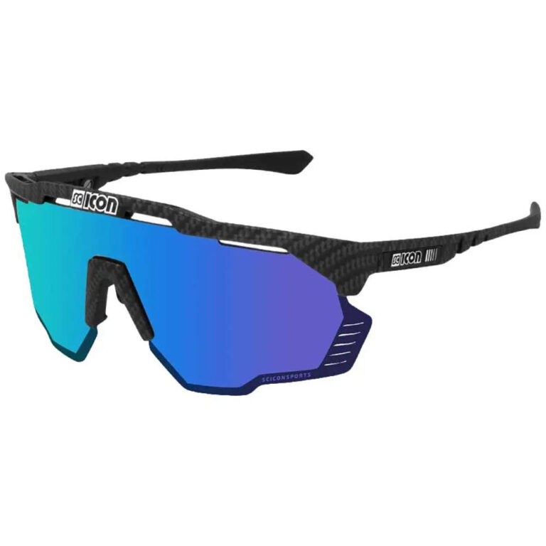 SCICON Aeroshade Kunken Sunglasses Multimirror Blue/CAT3 Matte Carbon