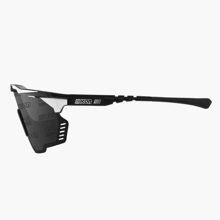 SCICON Aeroshade Kunken UAE Sunglasses Monogram Silver/CAT3 White / Black - Image 4