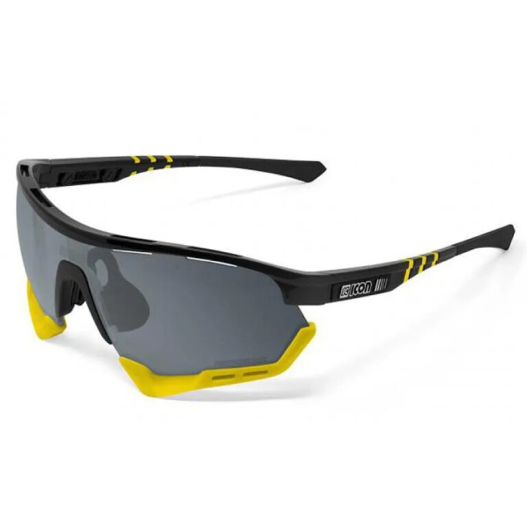 SCICON Aerotech SCNXT Photochromic Sunglasses Photochromic Yellow/CAT1-3 Black / Yellow