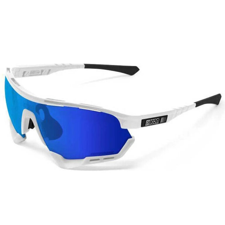 SCICON Aerotech SCNXT Photochromic Sunglasses Photocromic Blue Mirror/CAT1-3 White - Photocromic Silver Mirror/CAT1-3 White