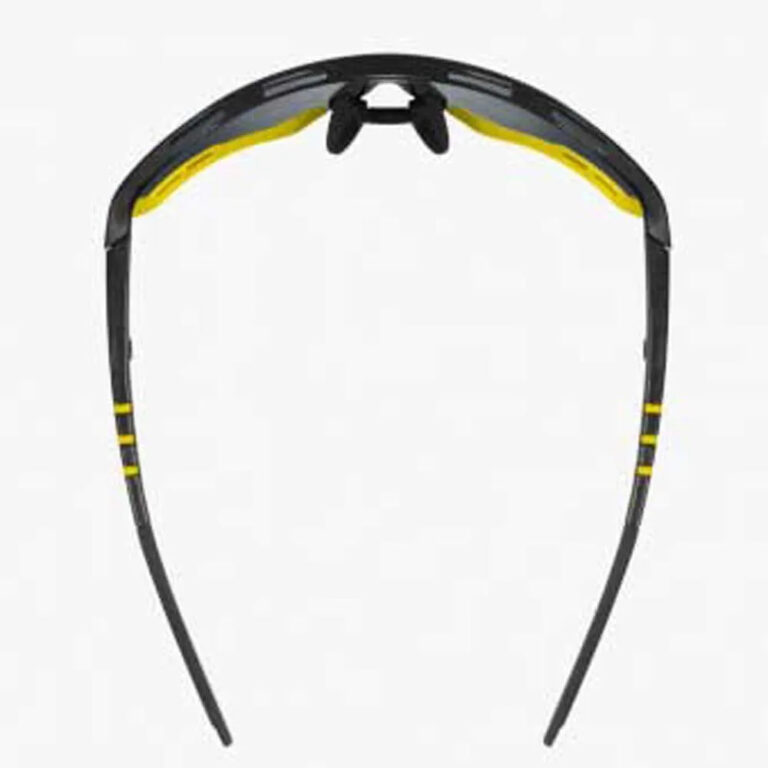 SCICON Aerotech XL Photochromic Sunglasses Silver Mirror/CAT 1-3 Gloss Black / Yellow - Image 4