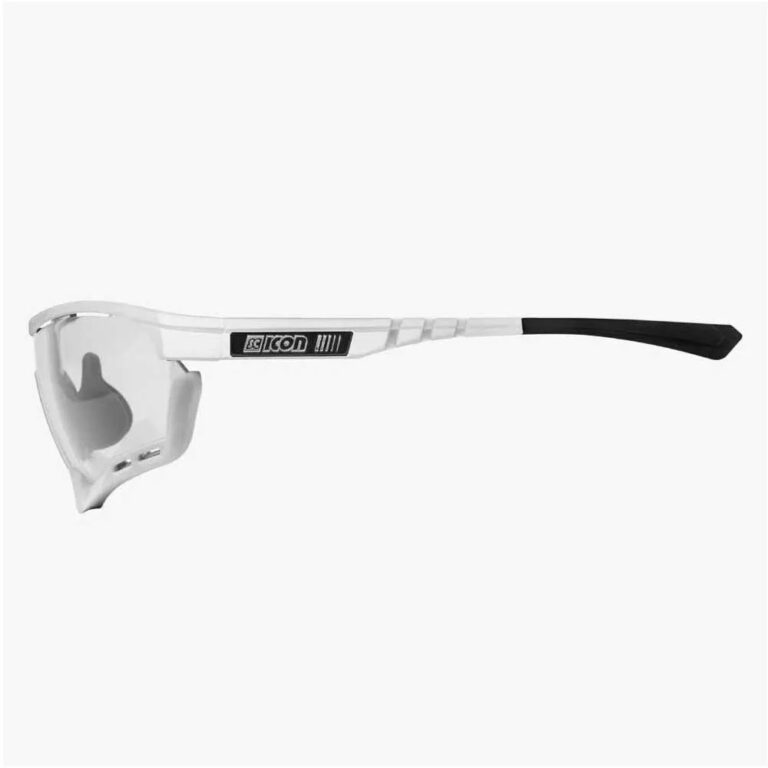 SCICON Aerotech XL Photochromic Sunglasses Bronze Mirror/CAT 1-3 Gloss White - Red Mirror/CAT1-3 Gloss White - Image 4