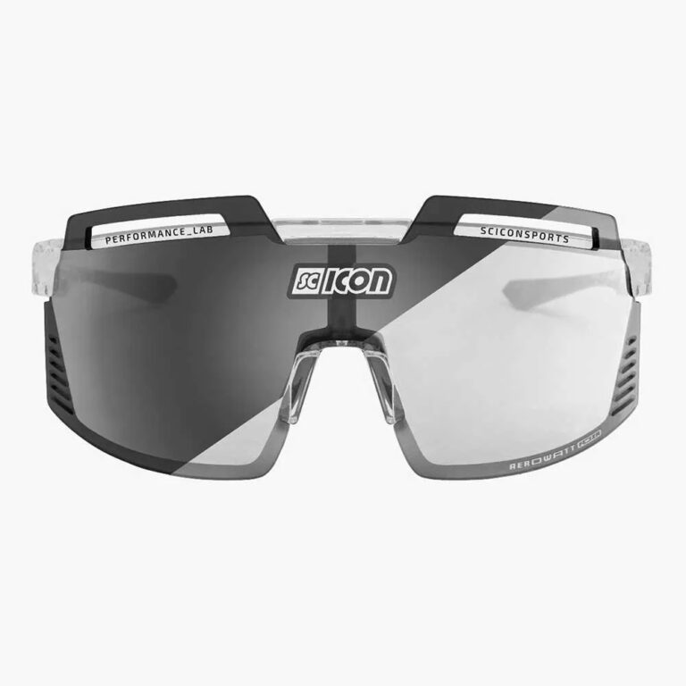 SCICON Aerowatt Foza Photochromic Sunglasses Photocromic Silver/CAT1-3 Gloss Crystal - Image 3