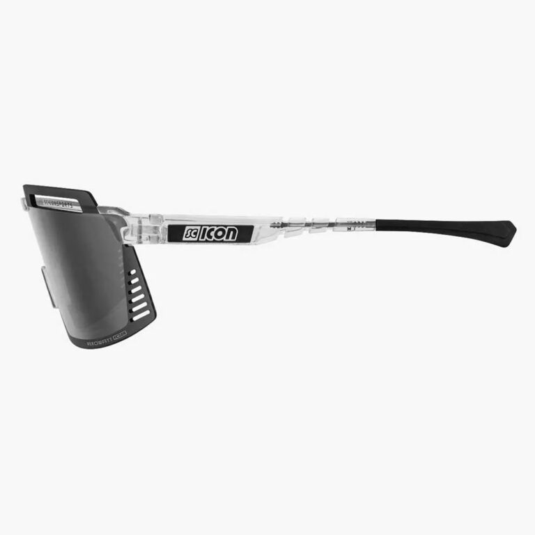 SCICON Aerowatt Foza Sunglasses Clear/CAT0 + Multimirror Silver/CAT3 Gloss Crystal - Image 4