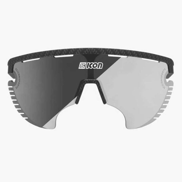 SCICON Aerowing Lamon Photochromic Sunglasses Silver Mirror/CAT 1-3 Carbon Matt - Image 3