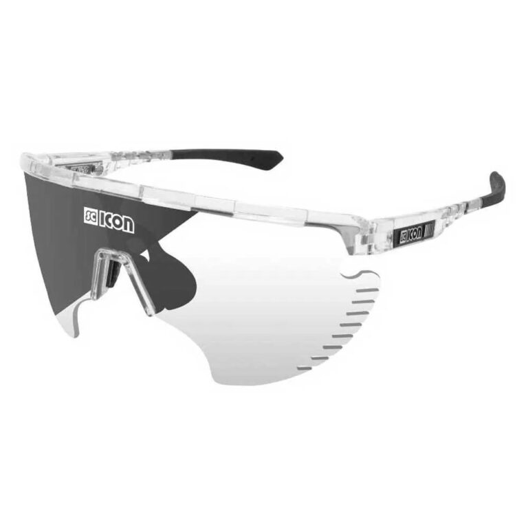 SCICON Aerowing Lamon Photochromic Sunglasses Silver Mirror/CAT 1-3 Gloss Crystal