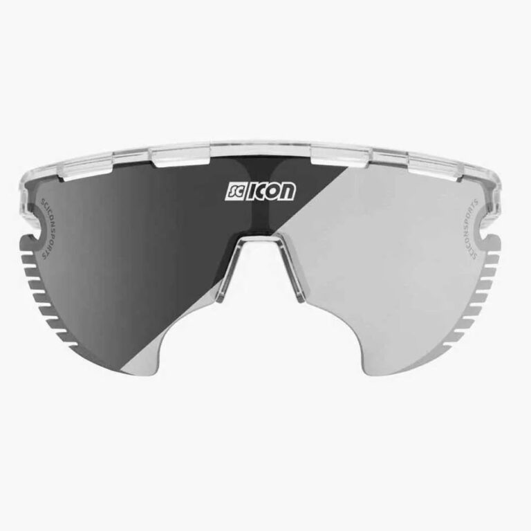 SCICON Aerowing Lamon Photochromic Sunglasses Silver Mirror/CAT 1-3 Gloss Crystal - Image 3