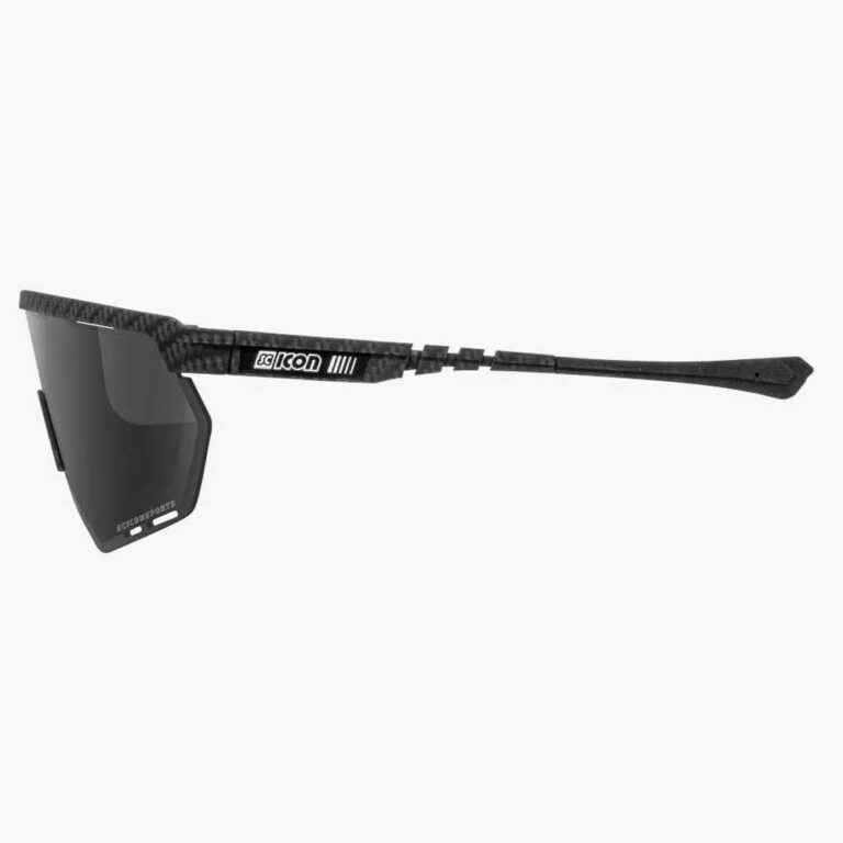 SCICON Aerowing Photochromic Sunglasses Silver Mirror/CAT 1-3 Carbon Matt - Image 3