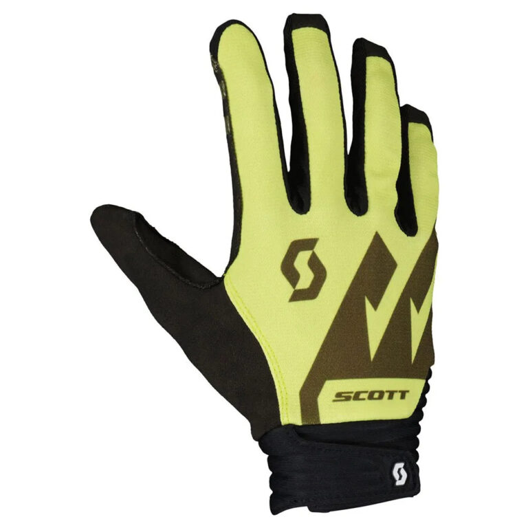 Scott DH Factory Gloves S Bitter Yellow / Fir Green - XL Bitter Yellow / Fir Green