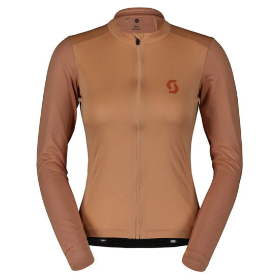 Scott Endurance 10 Long Sleeve Jersey S Rose Beige / Braze Orange