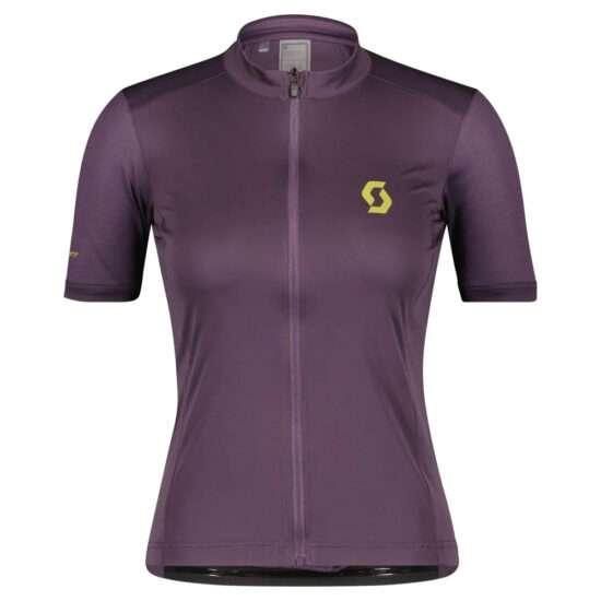 Scott Endurance 10 Short Sleeve Jersey M Dark Purple / Mud Green