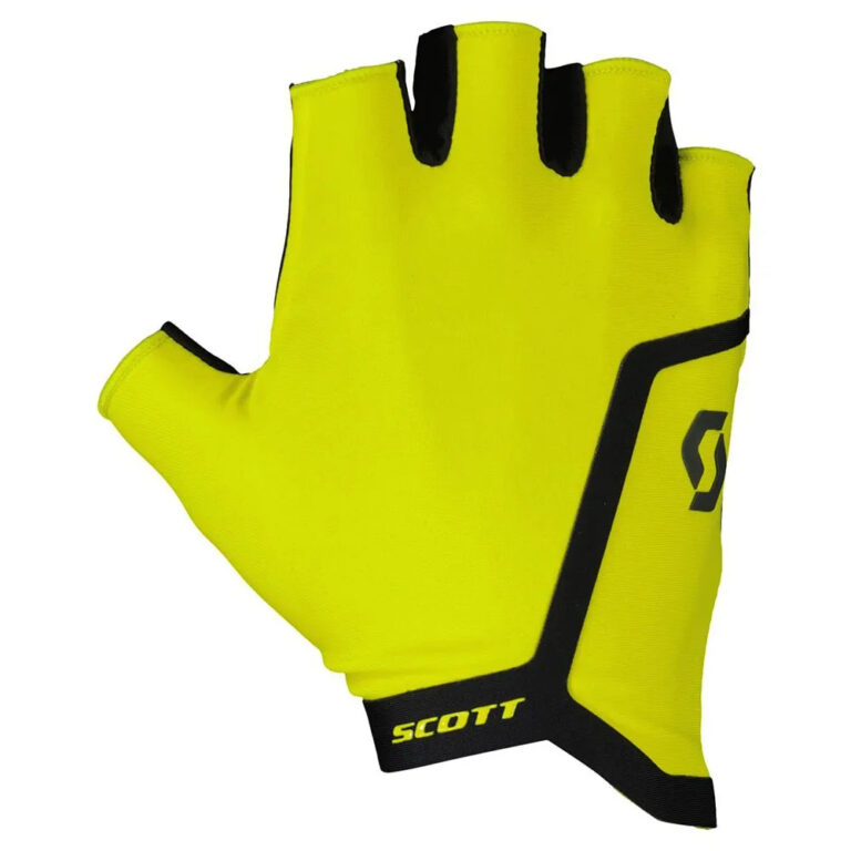 Scott Perform Gel Short Gloves XS Sulphur Yellow / Black - 2XL Sulphur Yellow / Black