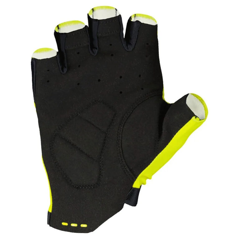 Scott Perform Gel Short Gloves XS Sulphur Yellow / Black - 2XL Sulphur Yellow / Black - Image 2