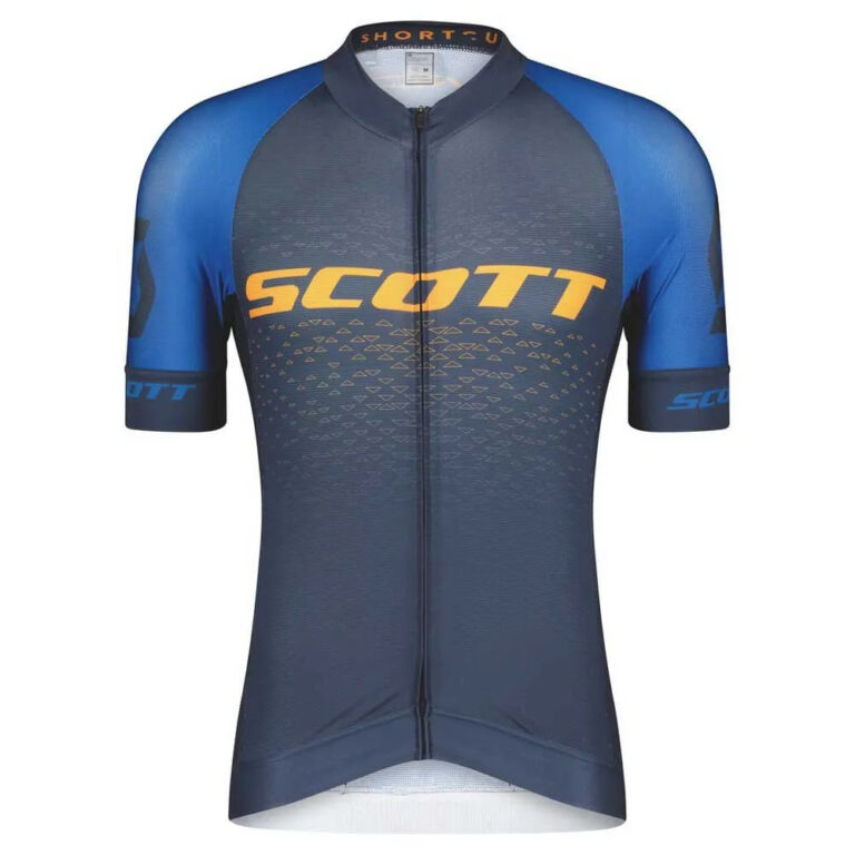 Scott RC Pro Short Sleeve Jersey M Midnight Blue / Copper Orange