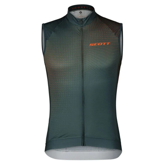 Scott RC Pro Sleeveless Jersey M Aruba Green / Braze Orange