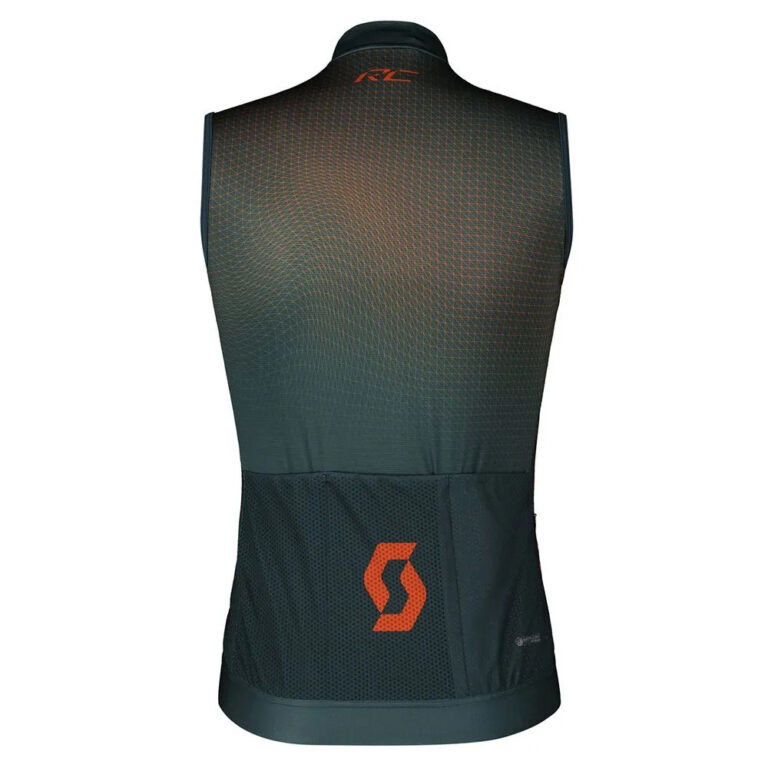 Scott RC Pro Sleeveless Jersey M Aruba Green / Braze Orange - Image 2