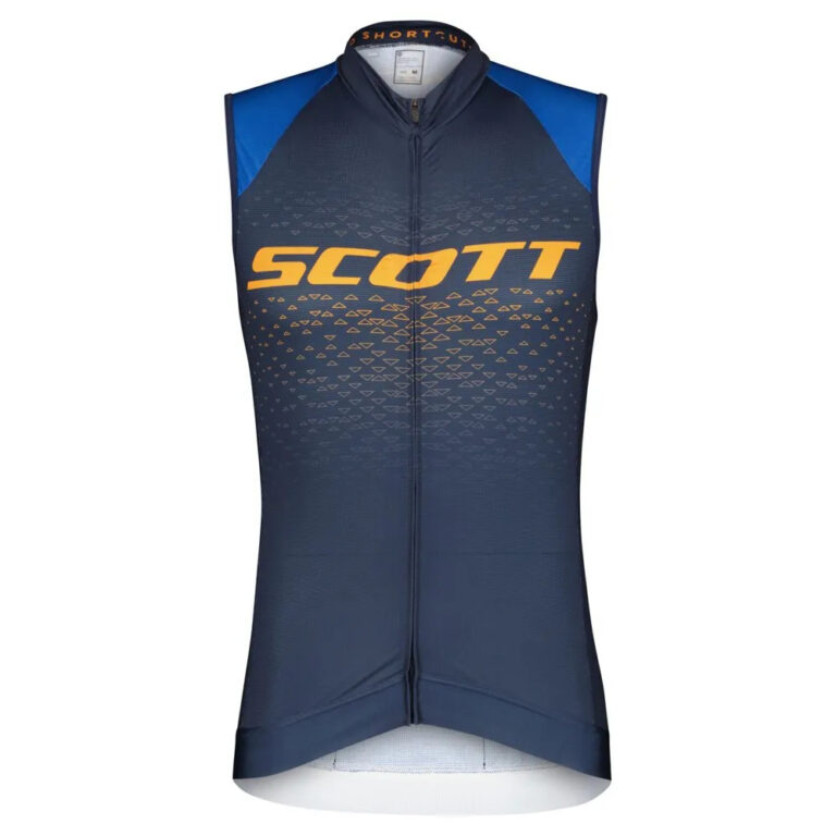 Scott RC Pro WO Sleeveless Jersey S Midnight Blue / Copper Orange