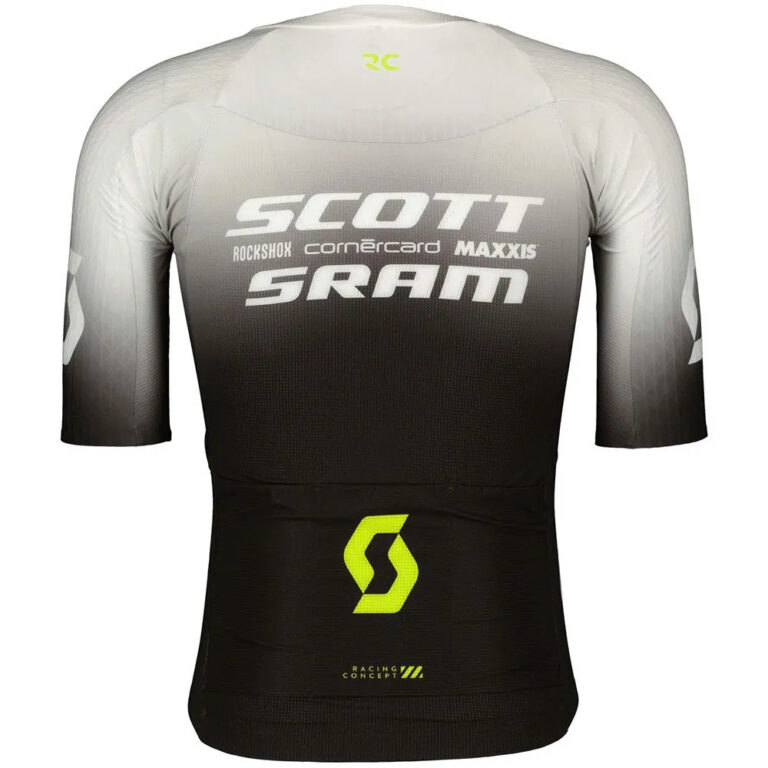 Scott RC Scott-Sram Aero Short Sleeve Jersey L White / Black - Image 2