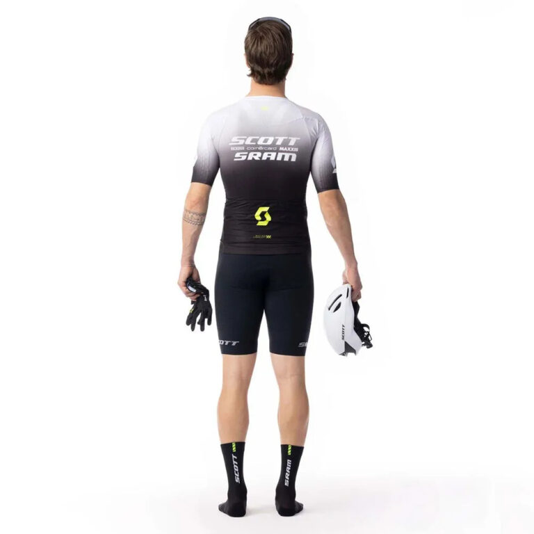 Scott RC Scott-Sram Aero Short Sleeve Jersey L White / Black - Image 4