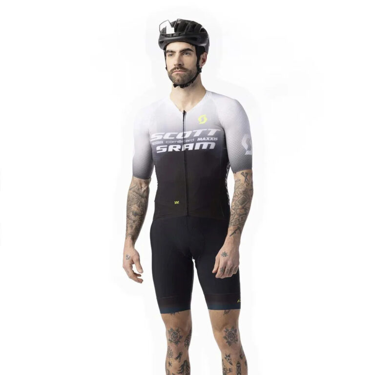 Scott RC Scott-Sram Aero Short Sleeve Jersey L White / Black - Image 6