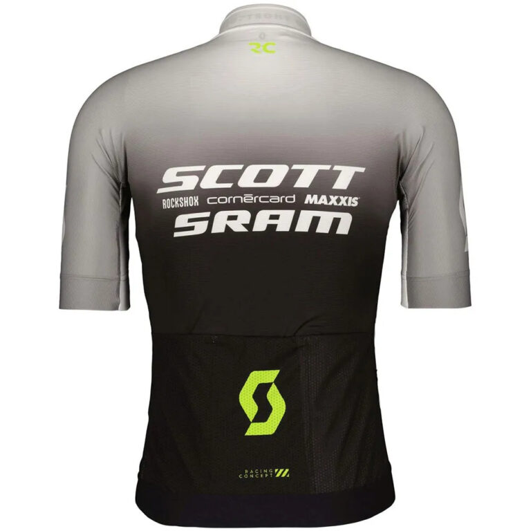 Scott RC Scott-Sram Pro Short Sleeve Jersey S White / Black - L White / Black - Image 2