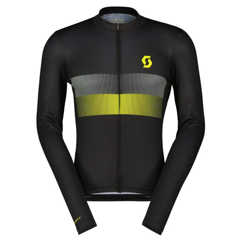 Scott RC Team 10 Long Sleeve Jersey XL Black / Sulphur Yellow