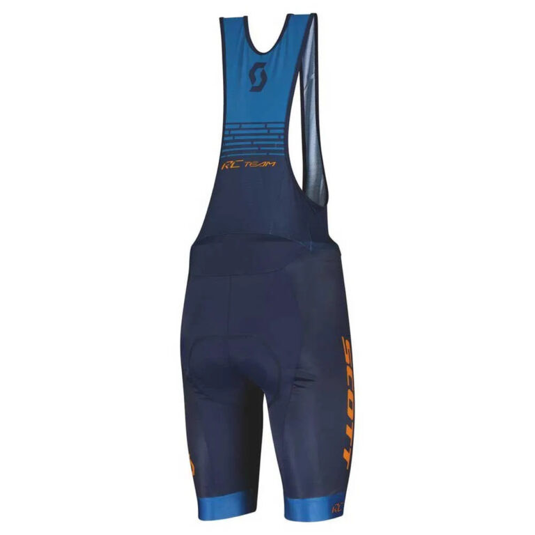 Scott RC Team ++ Bib Shorts 2XL Midnight Blue / Copper Orange - Image 2