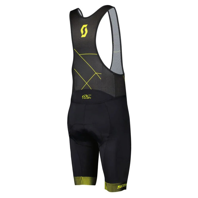 Scott RC Team ++ Bib Shorts S Black / Sulphur Yellow - Image 2