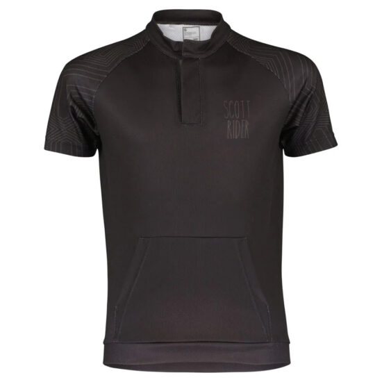 Scott RC Team Short Sleeve Jersey 128 cm Black / Dark Grey - 152 cm Black / Dark Grey