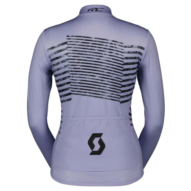 Scott RC Team Warm Graphics Long Sleeve Jersey XS Heather Purple - Image 2