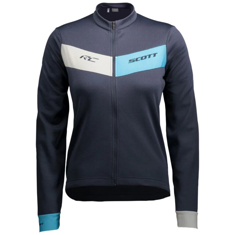 Scott RC Warm Long Sleeve Jersey M Dark Blue / Breeze Blue