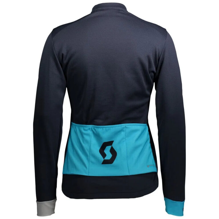 Scott RC Warm Long Sleeve Jersey M Dark Blue / Breeze Blue - Image 2