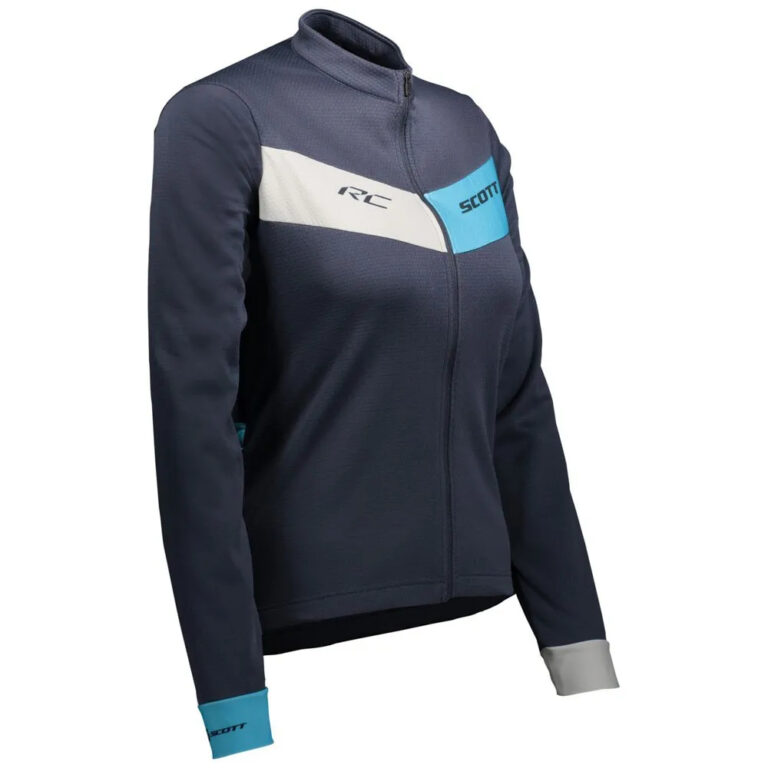 Scott RC Warm Long Sleeve Jersey M Dark Blue / Breeze Blue - Image 3