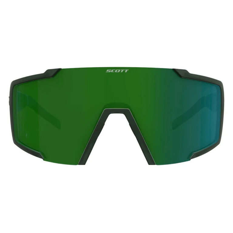 Scott Shield Compact Sunglasses Green Chrome/CAT3 Kaki Green - Image 2