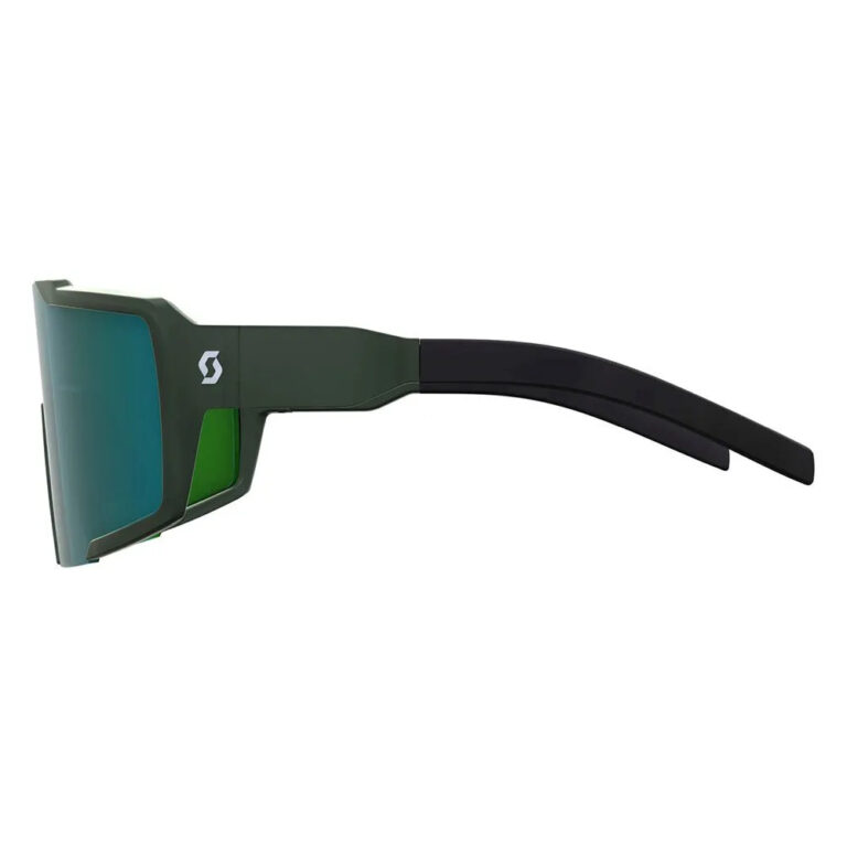 Scott Shield Compact Sunglasses Green Chrome/CAT3 Kaki Green - Image 3