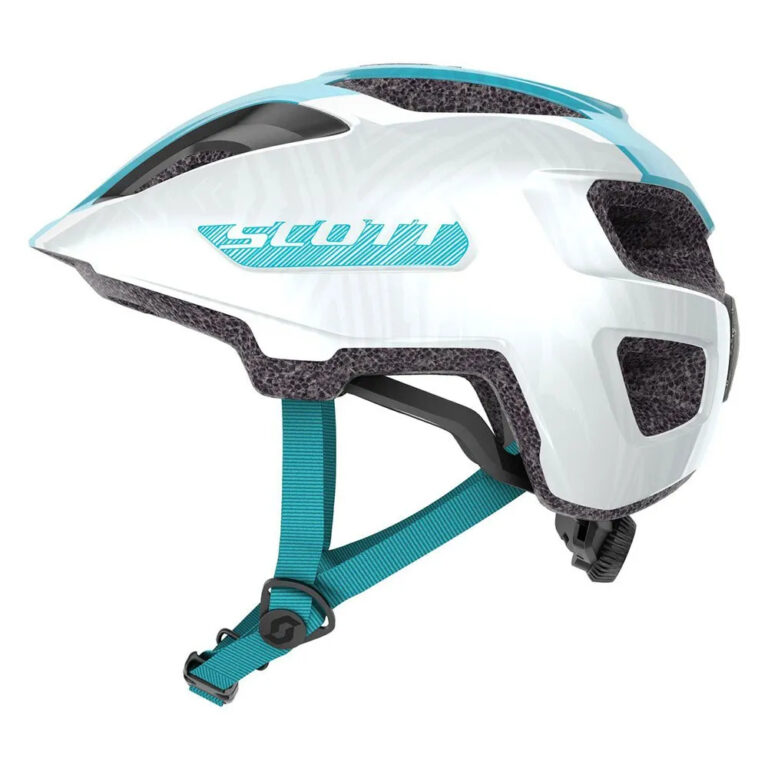 Scott Spunto MTB Helmet One Size Pearl White / Breeze Blue - Image 4