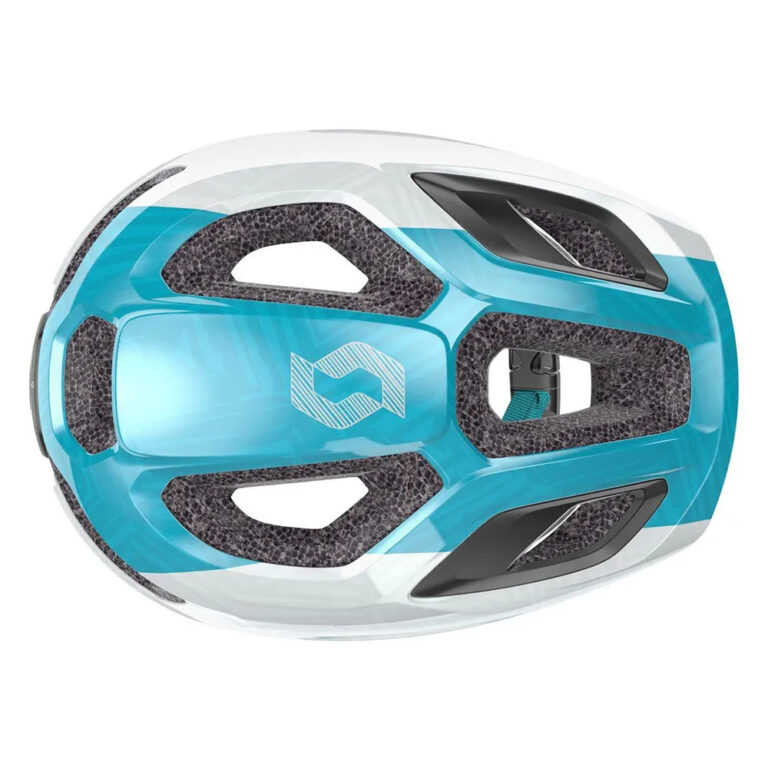 Scott Spunto MTB Helmet One Size Pearl White / Breeze Blue - Image 5