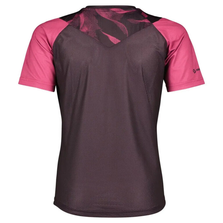 Scott Trail 20 Short Sleeve Jersey 164 cm Dark Purple / Carmine Pink - Image 2